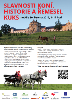 Slavnosti koní, historie a řemesel Kuks 2019